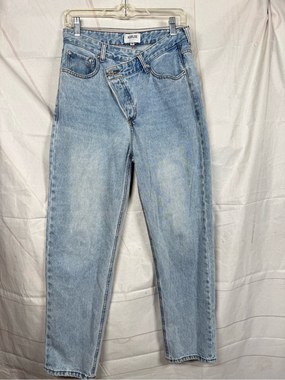 Agolde Criss Cross Upsized Jeans Size 26 (flawed)